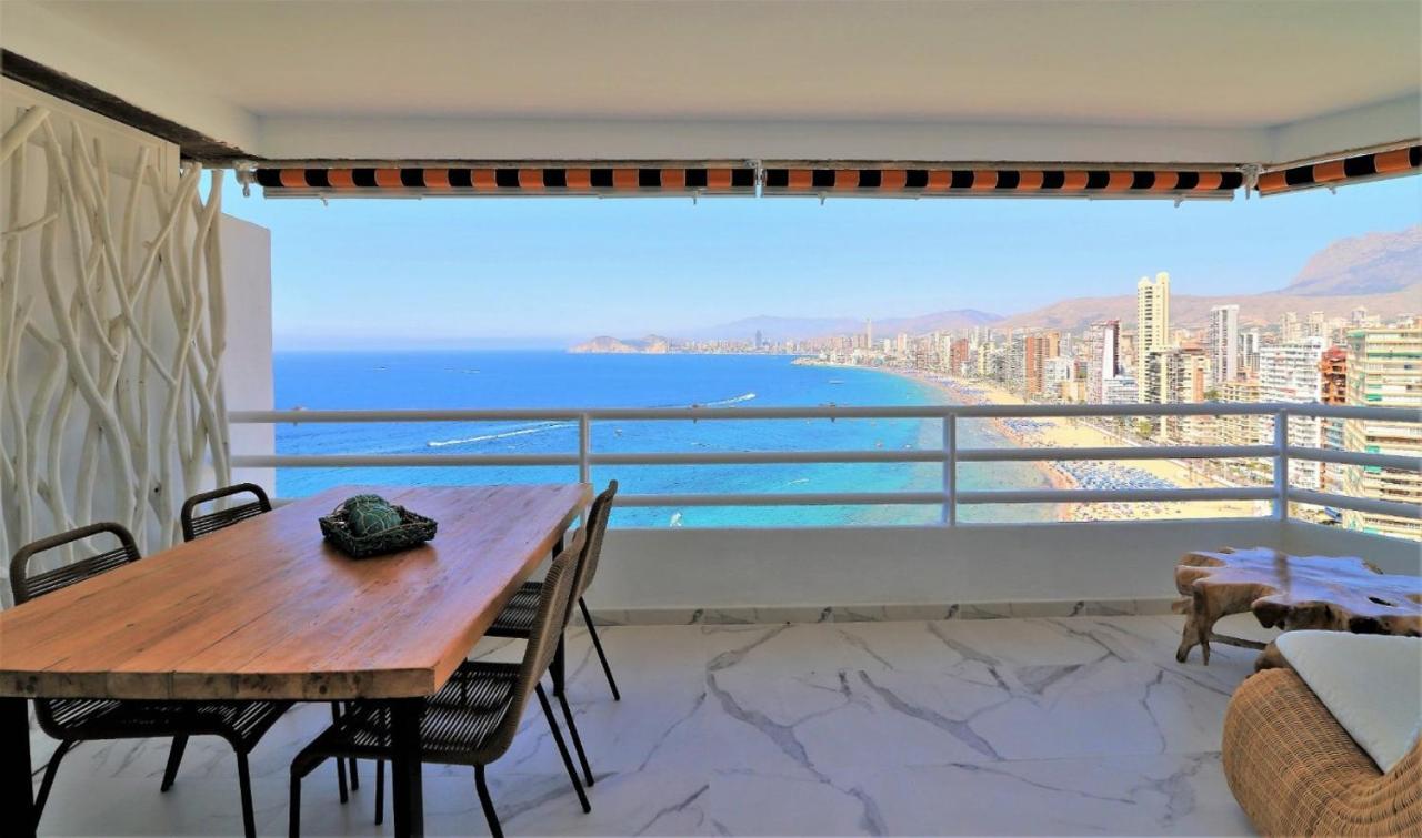 Luxurious 2-Bedroom Apt With Stunning Views, 1St Line On Levante Beach, Benidorm Bagian luar foto