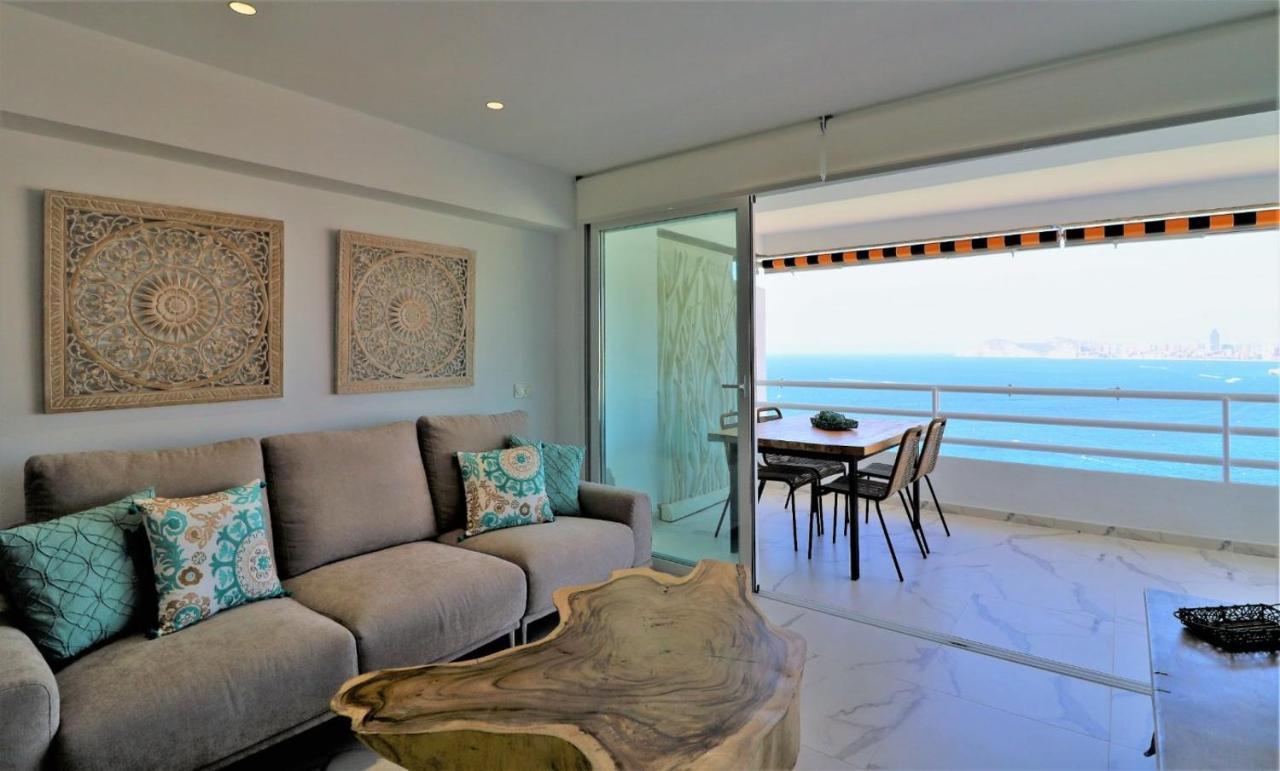 Luxurious 2-Bedroom Apt With Stunning Views, 1St Line On Levante Beach, Benidorm Bagian luar foto