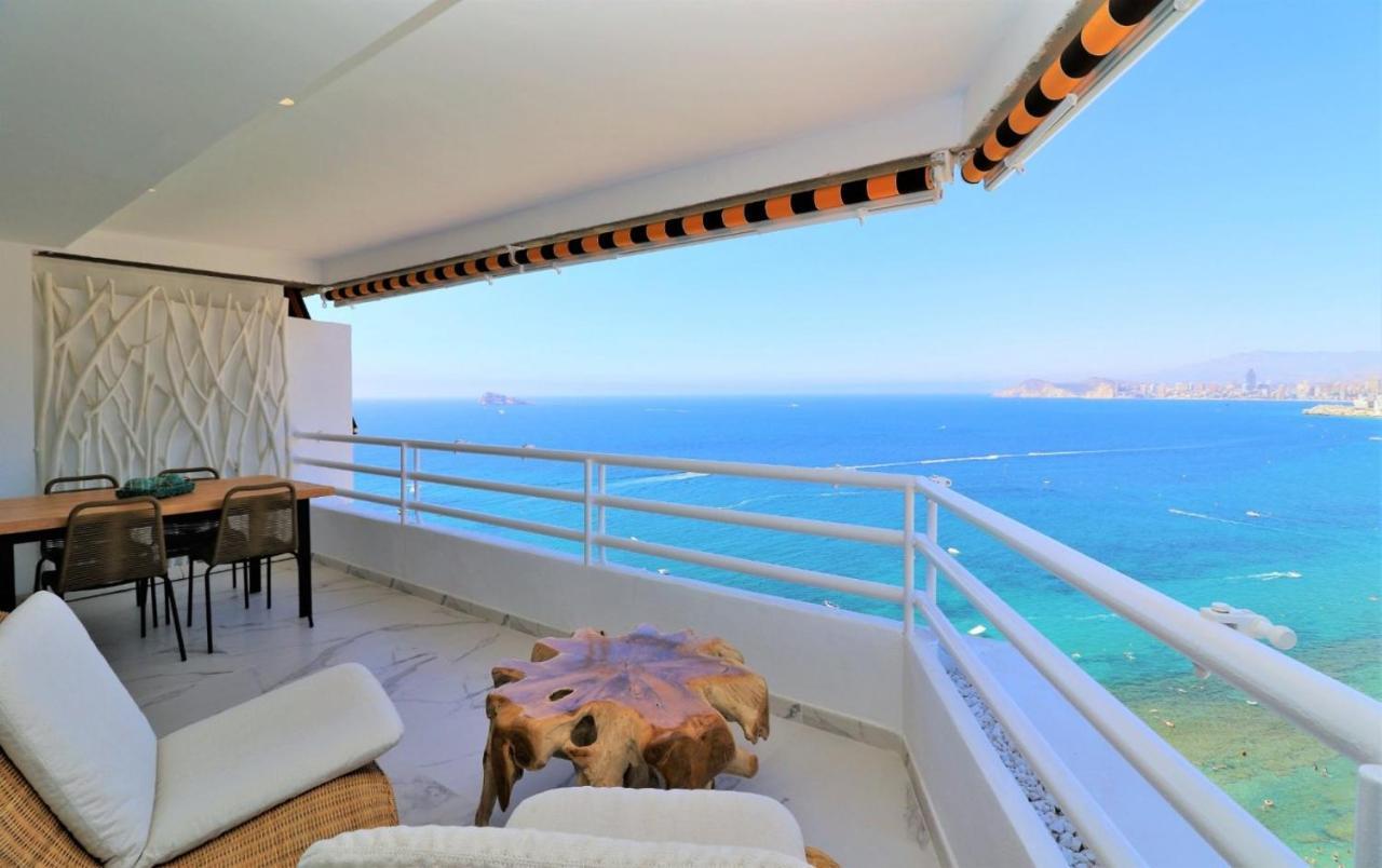 Luxurious 2-Bedroom Apt With Stunning Views, 1St Line On Levante Beach, Benidorm Bagian luar foto