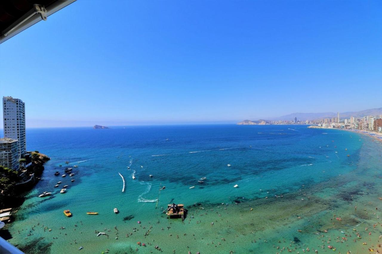 Luxurious 2-Bedroom Apt With Stunning Views, 1St Line On Levante Beach, Benidorm Bagian luar foto