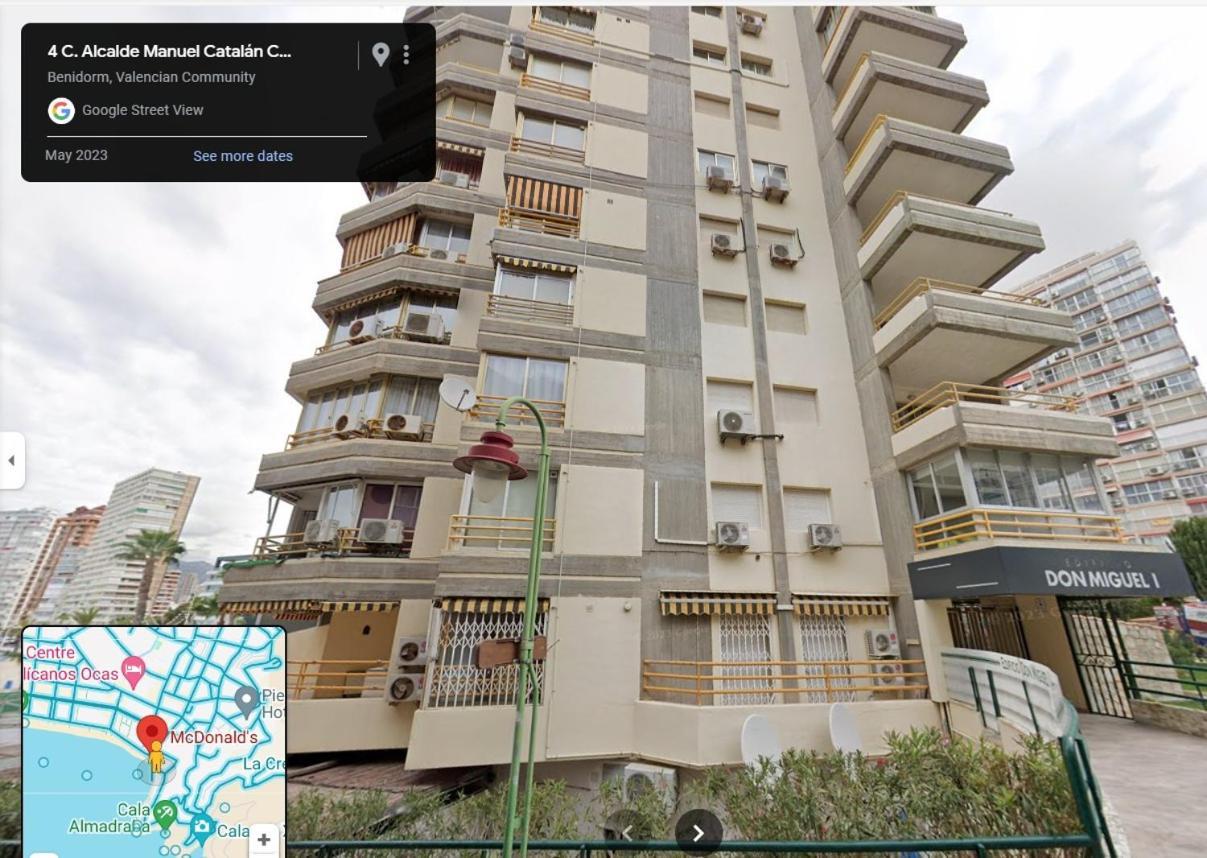 Luxurious 2-Bedroom Apt With Stunning Views, 1St Line On Levante Beach, Benidorm Bagian luar foto